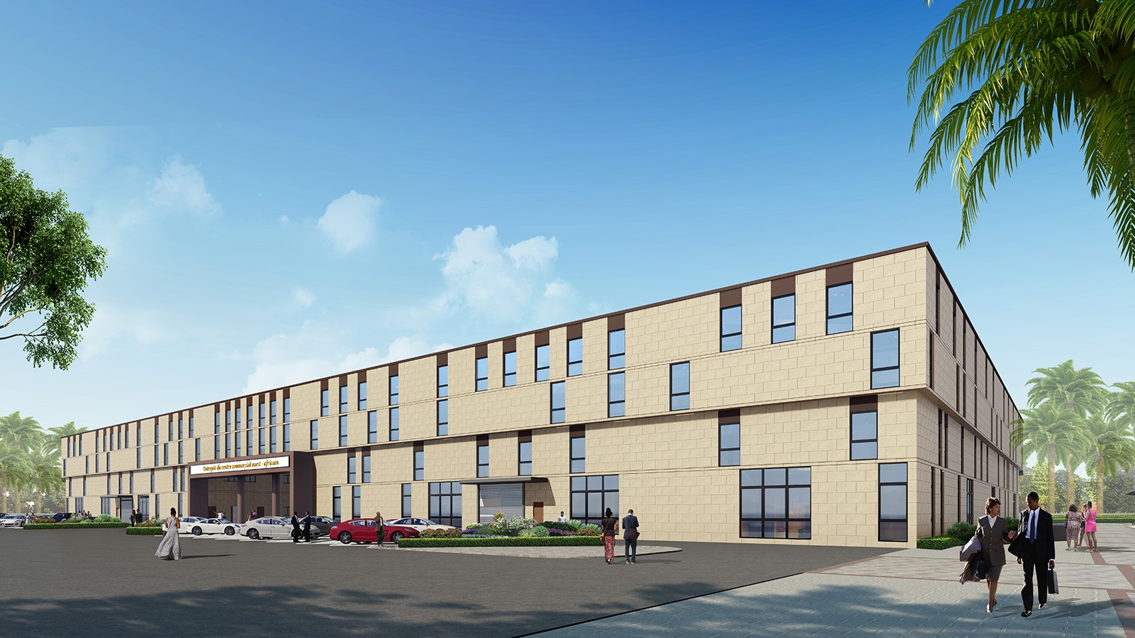 集中仓储透视图