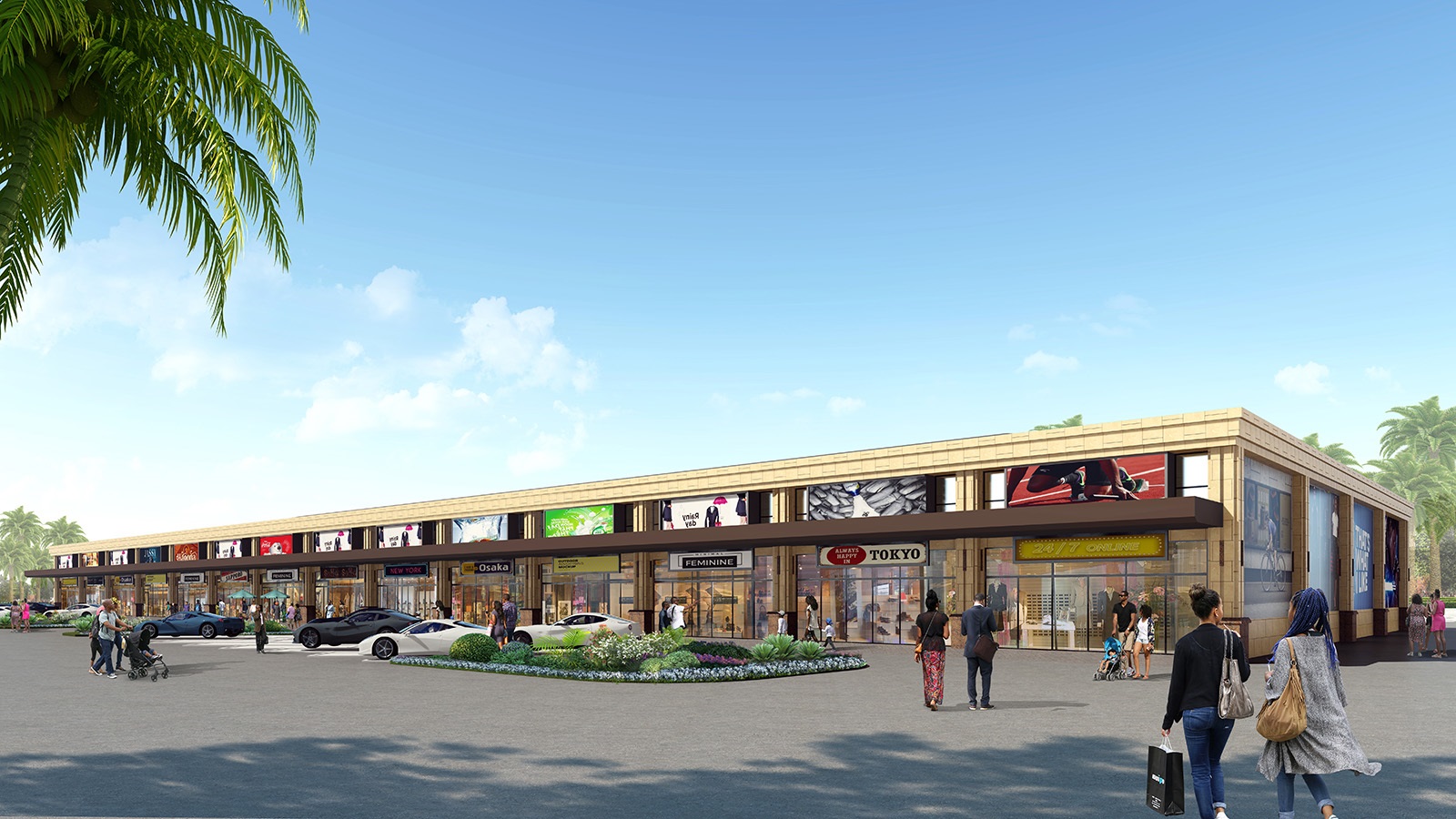 专业市场透视图