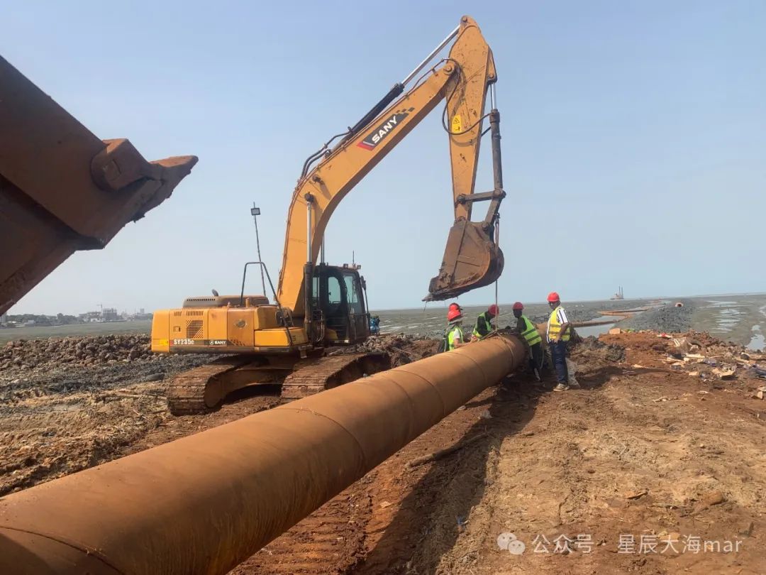 科纳克里新城吹填首战告捷