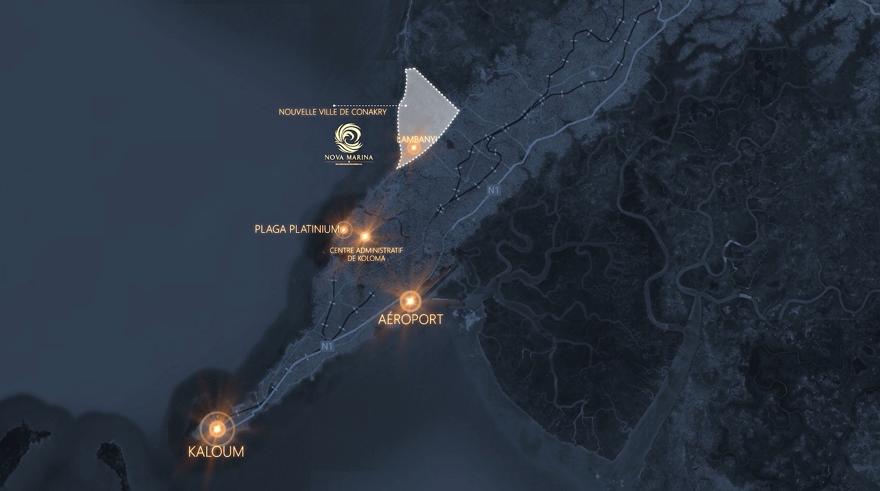 Nova Marina, Premier Quartier de la Nouvelle Ville de Conakry | Découverte en Conditions Réelles | Vivez l'Expérience Immersive d'une Vie Idéale en Bord de Mer